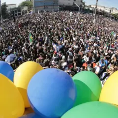 São Paulo (SP), 19/06/2025. 33ª Edição da Marcha para Jesus,  que vai percorrer a zona norte da cidade saindo do Metrô Luz e seguindo em direção à Praça Heróis da Força Expedicionária Brasileira, próxima ao Campo de Marte. . Foto: Paulo Pinto/Agência Brasil