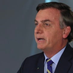 (Brasília - DF, 31/03/2020) Pronunciamento do Presidente da República, Jair Bolsonaro em Rede Nacional de Rádio e Televisão.
Foto: Isac Nóbrega/PR