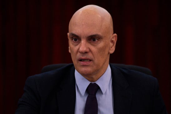 Brasília (DF), 04/10/2023 - O presidente do Tribunal Superior Eleitoral (TSE), Alexandre de Moraes, durante cerimônia de abertura do Ciclo de Transparência – Eleições 2024. Foto: Marcelo Camargo/Agência Brasil