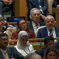 Lula e Janja não aplaudem Trump em fala sobre necessidade de resgatar reféns do Hamas