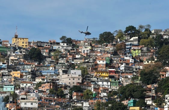 Rio de Janeiro - Operação de segurança contra confrontos entre traficantes na favela da Rocinha. (Foto:  Fernando Frazão/Agênci Brasil)