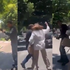 Entregador de app é agredido por servidora do Tribunal de Justiça; veja vídeo