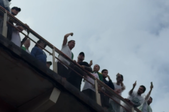 Nikolas chega para início da caminhada final em Brasília