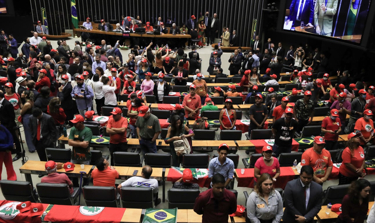 Brasília (DF) 28/02/2024 Sessão solene em homenagem aos 40 anos do Movimento dos Trabalhadores Rurais Sem Terra. Foto Lula Marques/ Agência Brasil
