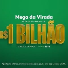 Resultado Mega da Virada 2025: veja os números sorteados para o prêmio de mais de R$ 1 bilhão