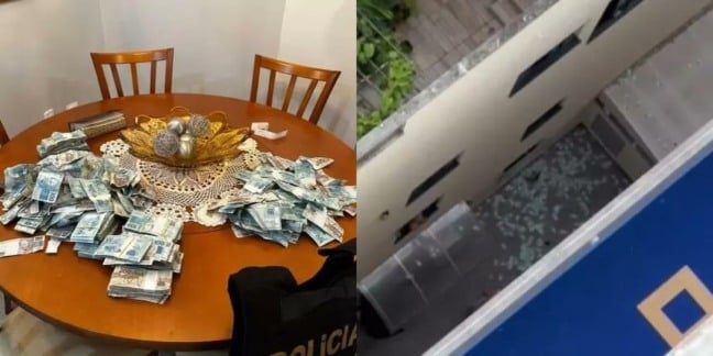 Investigado no caso Master joga mala de dinheiro pela janela ao ver a PF chegar